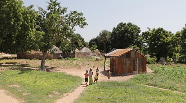 Ein Dorf im Nordosten Nigerias