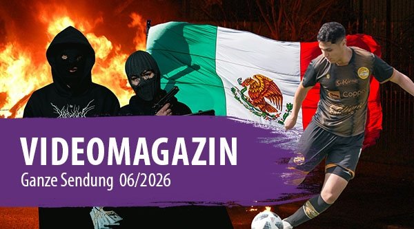 Zwei maskierte Kriminelle und ein Fußballer