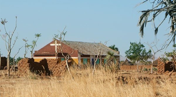 Eine Kirche in den Nubabergen