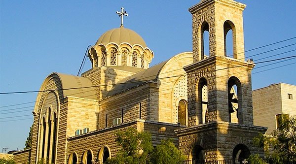Die St.-Georgs-Kathedrale in der syrischen Stadt Hama