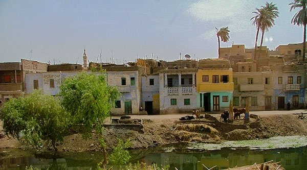 Dörfliches Leben in Oberägypten 