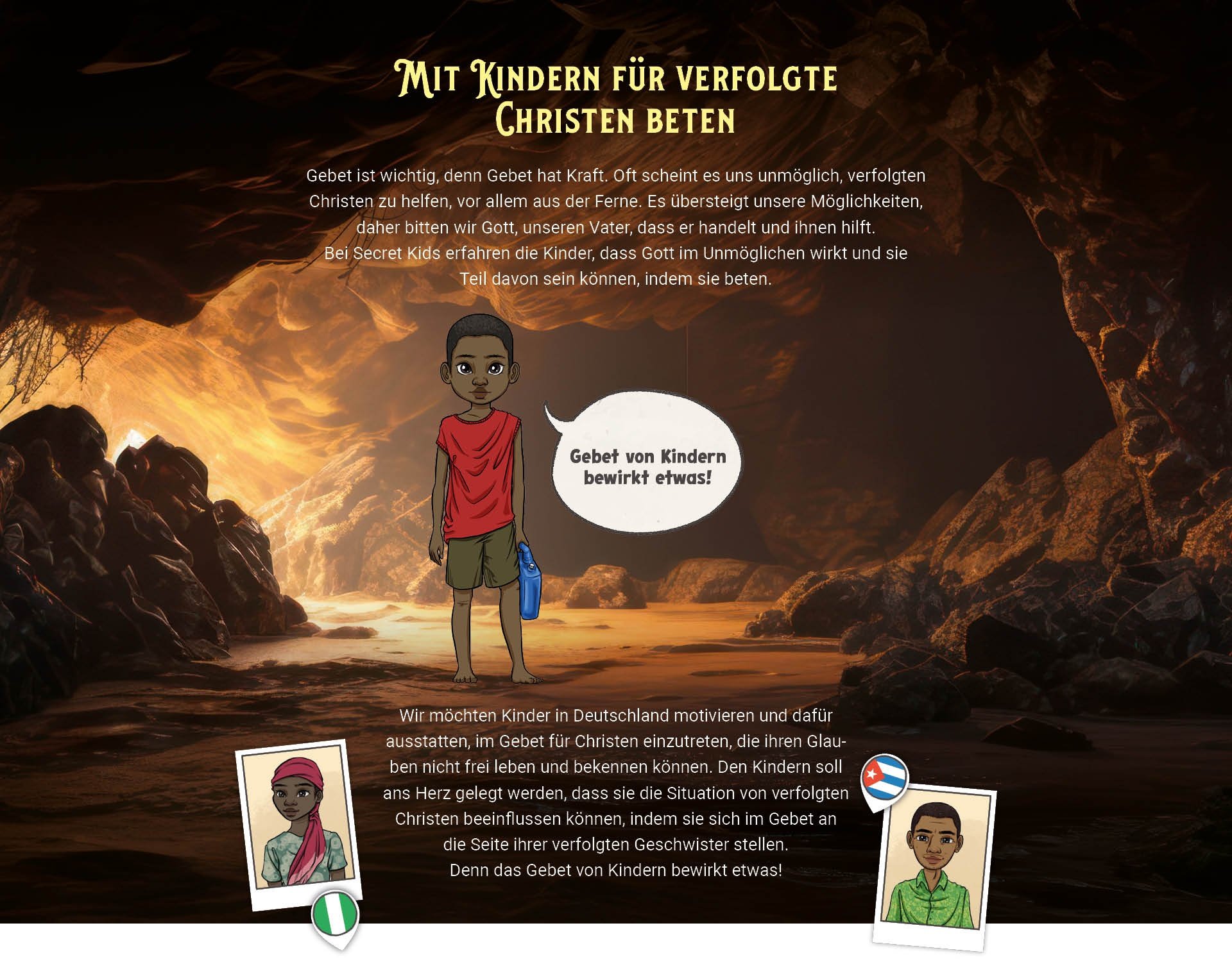 Mit Kindern für verfolgte Christen beten