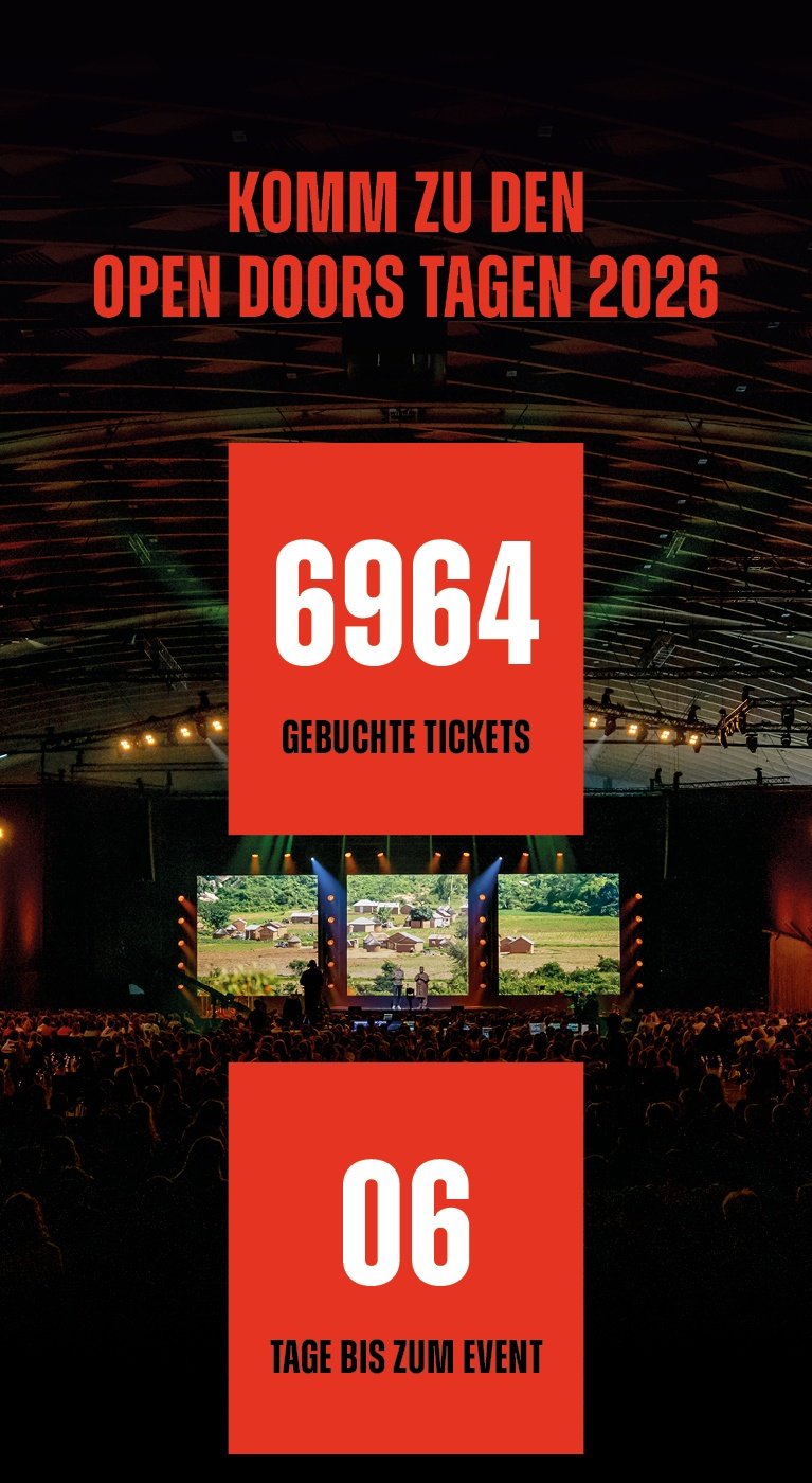 6964 gebuchte Tickets 06 Tage bis zum Event