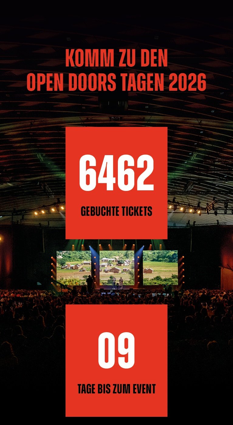 6462 gebuchte Tickets 09 Tage bis zum Event