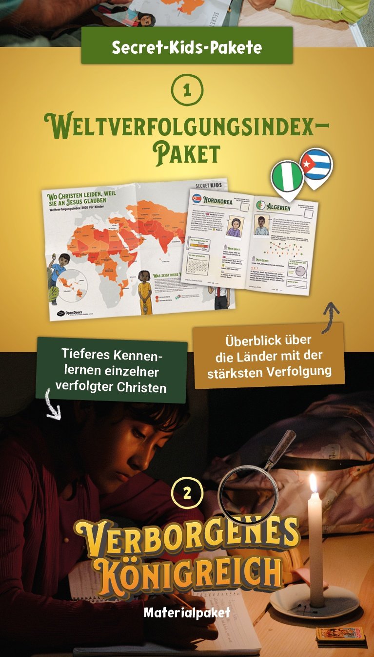 Die beiden Secret Kids Materialpakete im Vergleich