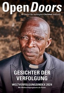 Das Sonderheft mit einem schmerzerfüllt blickenden nigerianischen Mann
