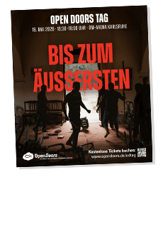 Produktabbildung Open Doors Tag Einladungsflyer