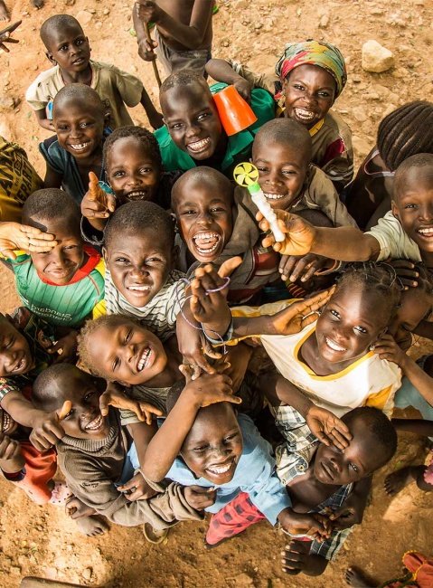 Kinder in einem Flüchtlingslager in Nigeria