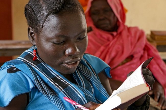 Bei einem Bibelkurs für Christinnen im Sudan