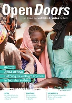 Produktabbildung des Open Doors Monatsmagazins für den aktuellen Monat.