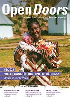 Produktabbildung des Open Doors Monatsmagazins für den aktuellen Monat.