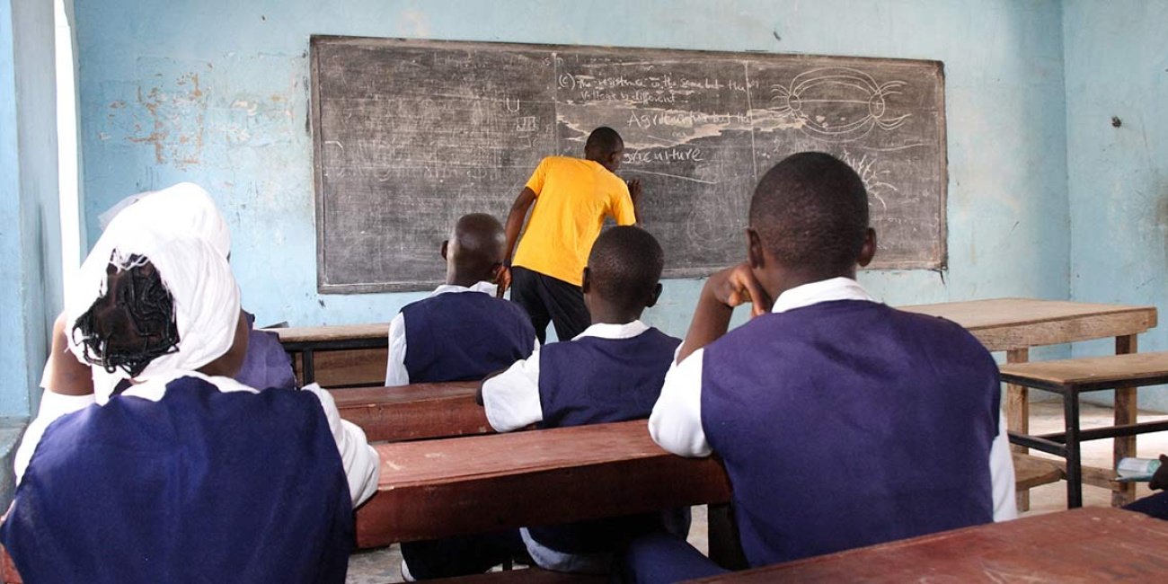 Unterricht in einer von Open Doors unterstützten Schule in Nigeria für benachteiligte Kinder aus christlichen Familien