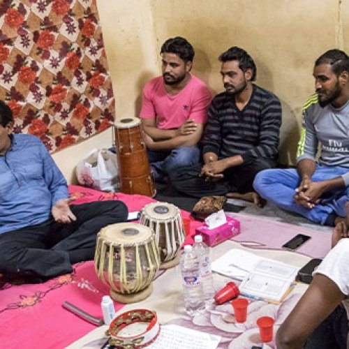 Christliche Arbeitsmigranten treffen sich zu Gebet und Bibelstudium