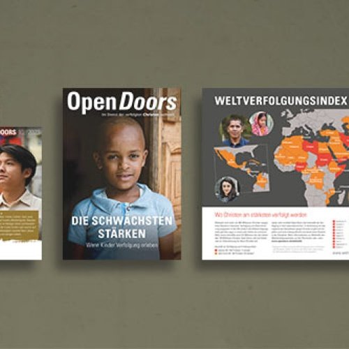 Darstellung des Monatsmagazins Sonderhefts und des Weltverfolgungsindexes
