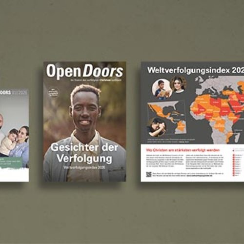 Abbildung verschiedener kostenloser Printmaterialien