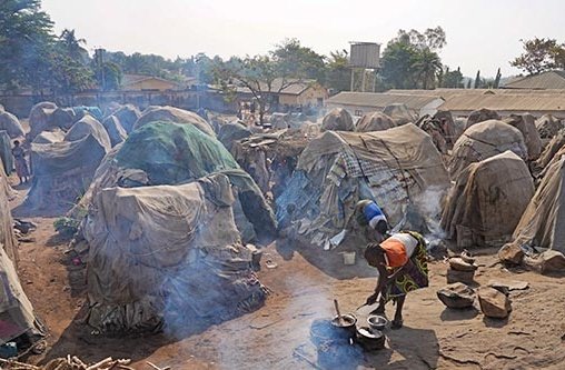 Flüchtlingslager in Makurdi/Benue