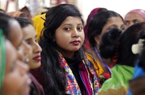 Teilnehmerinnen einer Konferenz