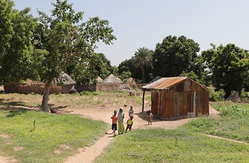 Ein Dorf im Nordosten Nigerias