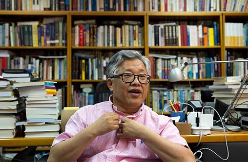Auf diesem Foto aus dem Jahr 2018 ist Pastor Jin Mingri noch in seiner Gemeinde in Peking zu sehen