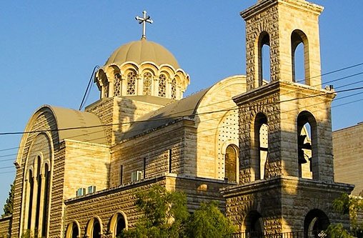 Die St.-Georgs-Kathedrale in der syrischen Stadt Hama