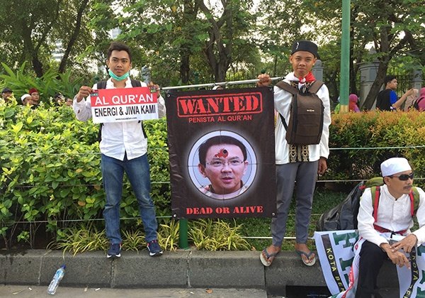 Jakarta: Großdemonstration gegen Ahok Ende 2016