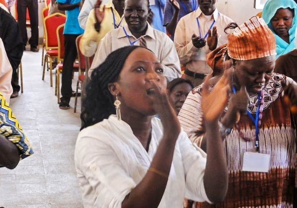Christlicher Gottesdienst im Sudan