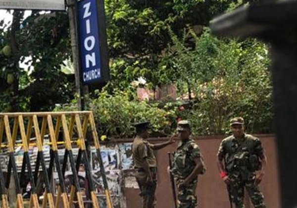 Armee vor Zion Church, Sri Lanka