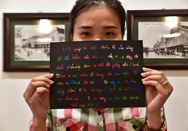 Vietnamesische Christin Anh, hat an einer Schulung von Open Doors teilgenommen