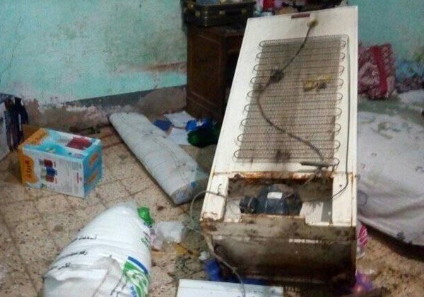 Das Elternhaus von Fady und Nermin nach der "Strafaktion"