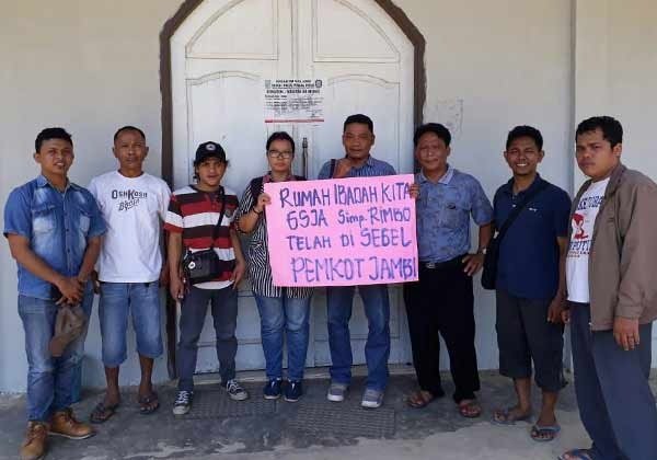 Diese Kirche in der Provinz Jambi wurde auf Druck von extremistischen Muslimen im Herbst 2018 geschlossen