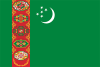 Flagge Turkmenistan